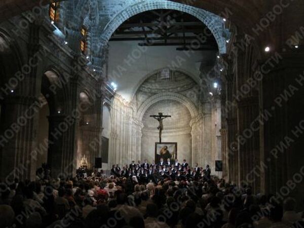 Выступление хора Сретенского монастыря в Гаване
