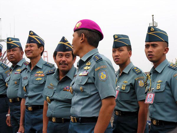 Индонезийские военные. Архив