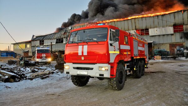 Пожар на складе в Саранске. 30 ноября 2018