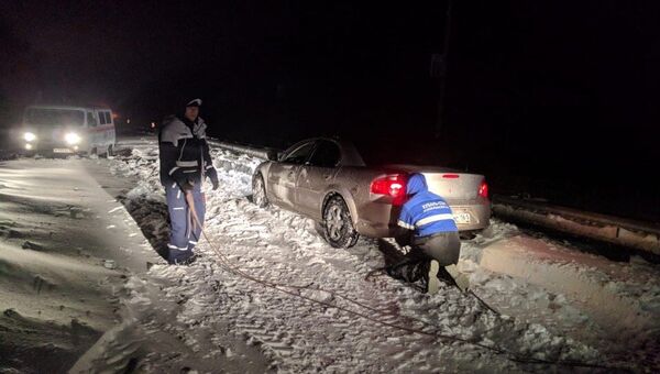 Ситуация на дорогах в Краснодарском крае. 1 декабря 2018