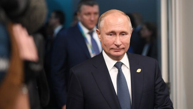 Президент РФ Владимир Путин на саммите Группы двадцати в Буэнос-Айресе