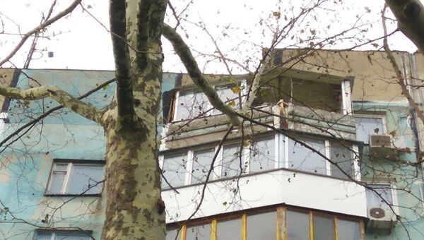 Хлопок газо-воздушной смеси на 9 этаже в многоквартирном жилом здании, Керчь. 2 декабря 2018
