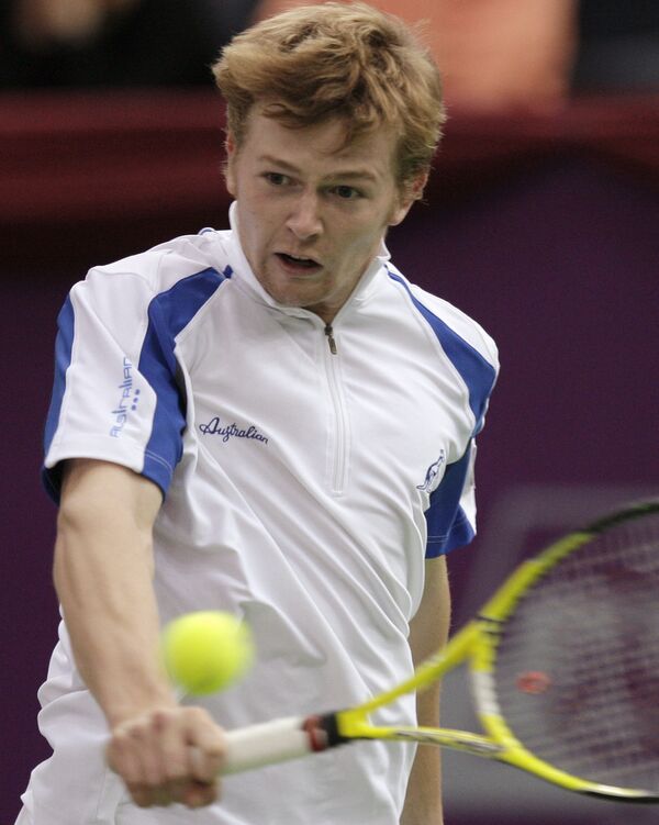 Казахстанский теннисист Андрей Голубев