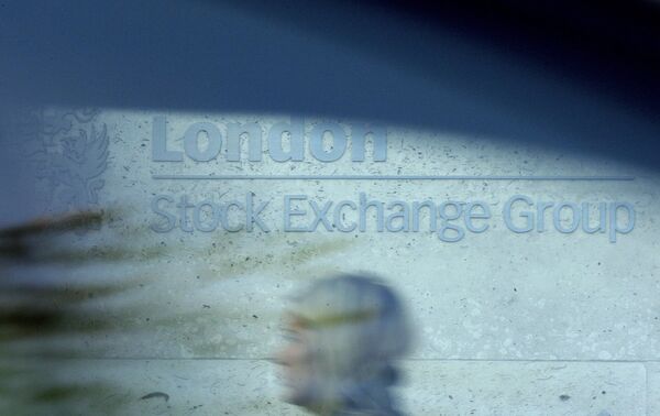 Лондонская фондовая биржа в Сити 