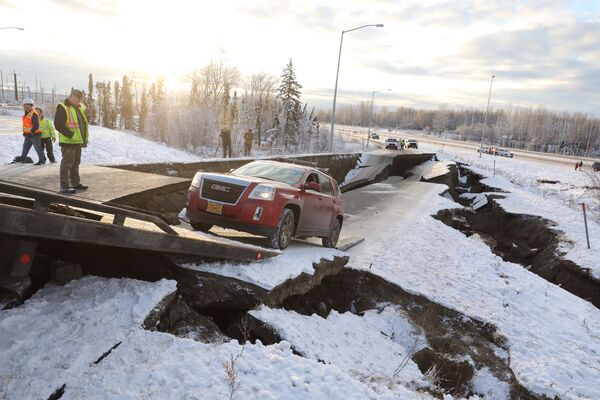 Последствия землетрясения на Аляске
