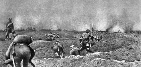 Бой во время первой мировой войны. Архивное фото