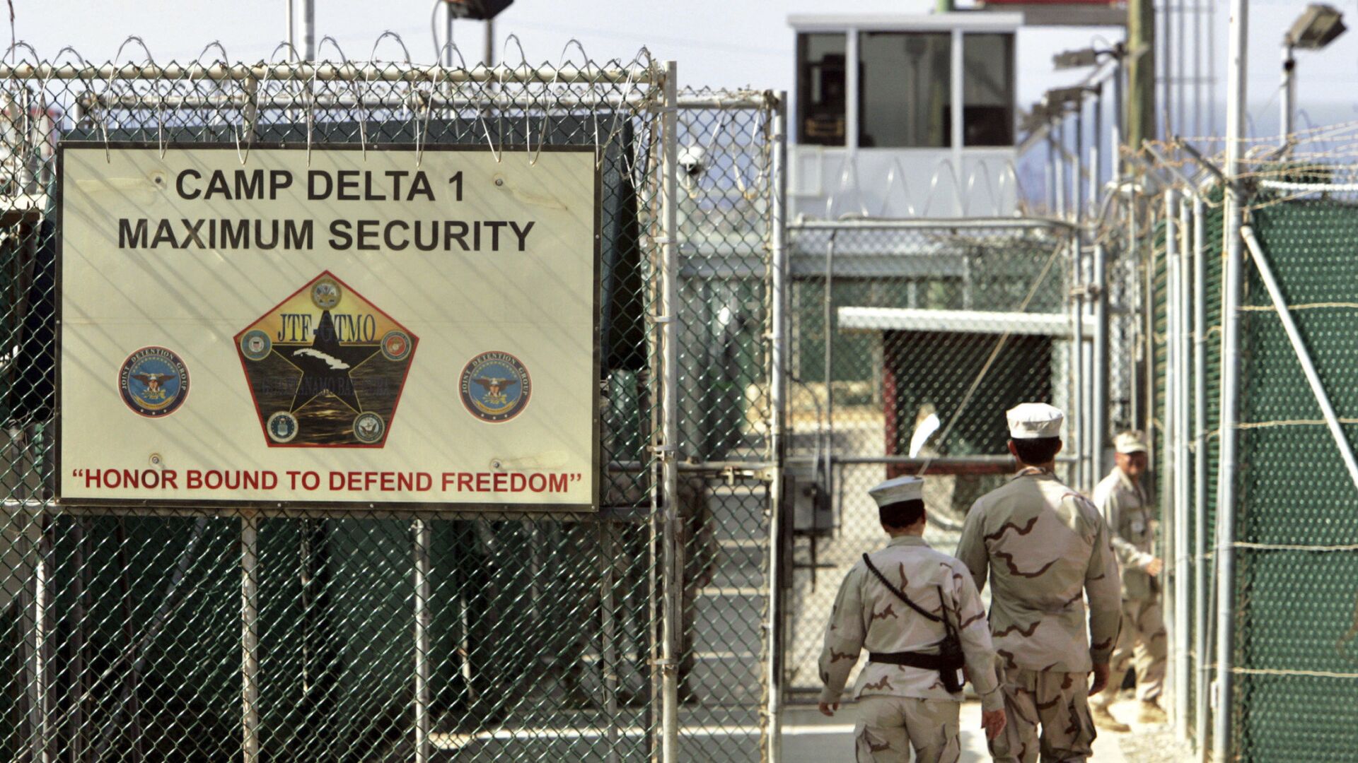 Тюрьма в Гуантанамо на территории военно-морской базы на Кубе - РИА Новости, 1920, 13.02.2021