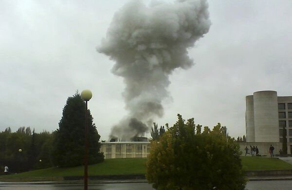 Взрыв прогремел на территории Университета Наварры в Испании