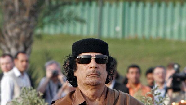 Лидер ливийской революции Муамар Каддафи