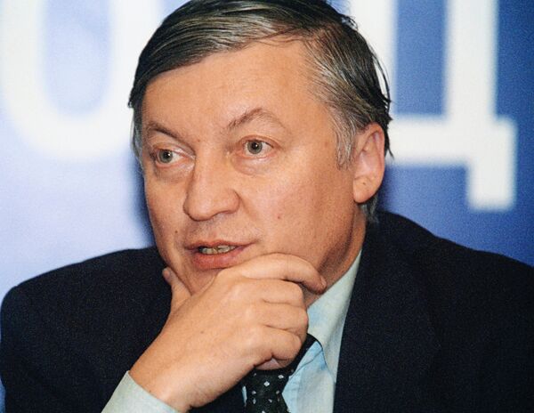 Анатолий Карпов,  двенадцатый чемпион мира по шахматам