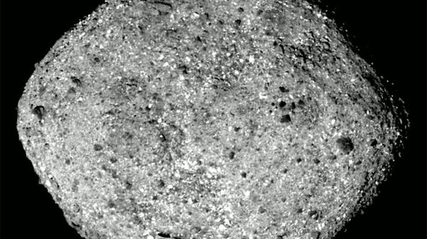 Астероид Бенну снятый космическим зондом НАСА OSIRIS-REx 
