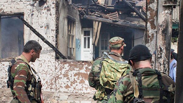 Оперативники разыскивают боевиков, напавших на РОВД в Дагестане