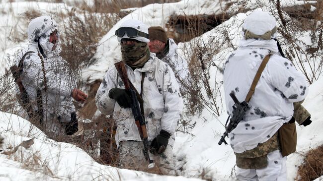 Украинские военные 