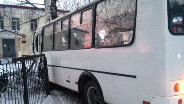 ДТП с пассажирским автобусом в Вичуге, Ивановская область. 4 декабря 2018