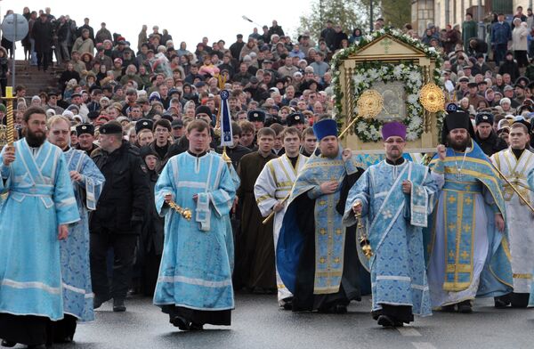 Крестный ход в честь 430-летия явления Казанской иконы Божией Матери  в Казани