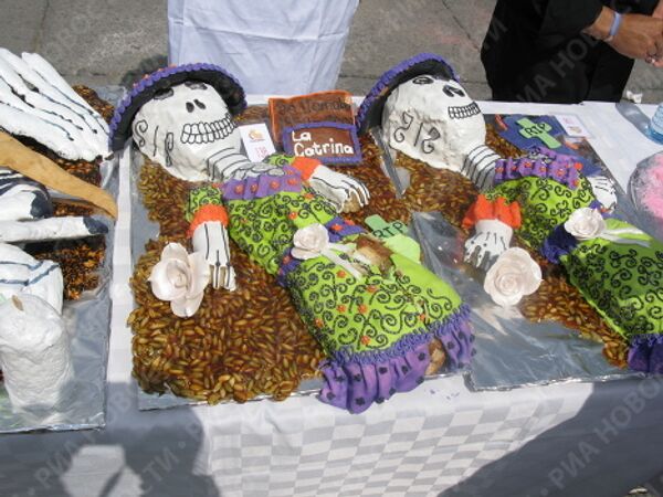 Празднование Дня Мертвых в Мексике