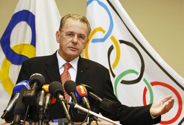 Президент Международного олимпийского комитета Жак Рогге