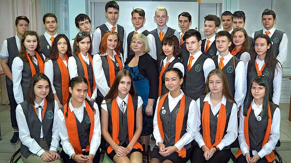Ученики Лицея №6 в Красноярске 
