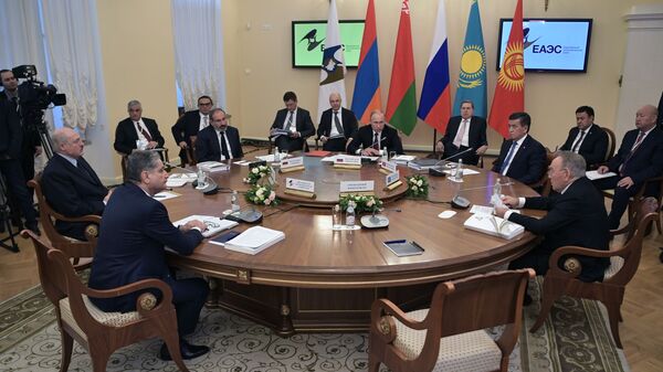 Заседание Высшего Евразийского экономического совета в Санкт-Петербурге. 6 декабря 2018
