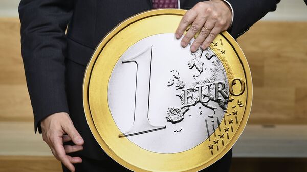 Копия монеты номиналом 1 евро