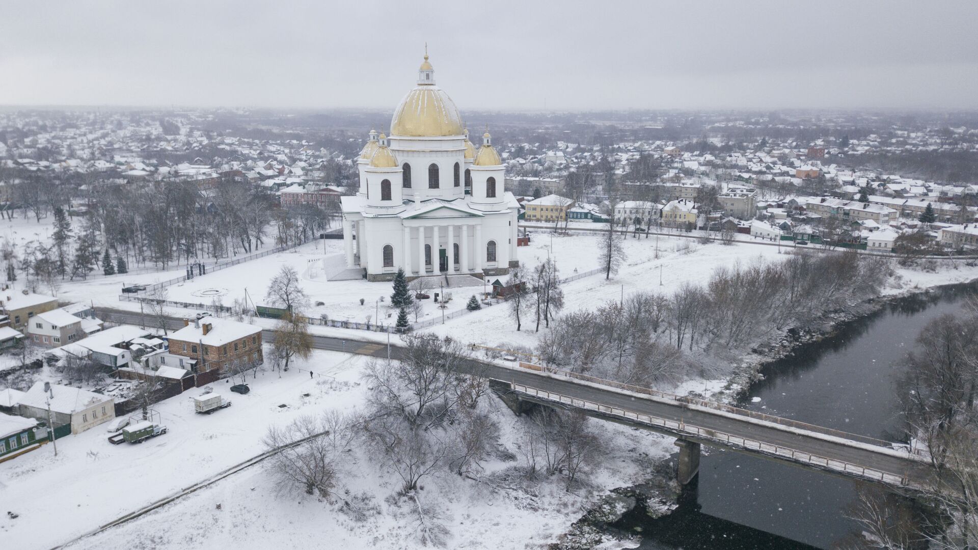 Троицкий собор на реке Цна в городе Моршанск на севере Тамбовской области - РИА Новости, 1920, 26.11.2020