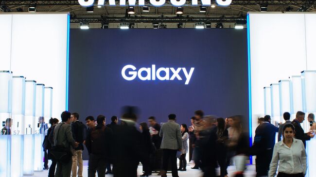 Стенд компании Samsung