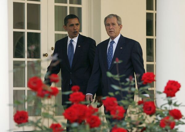Джордж Буш и Барак Обама