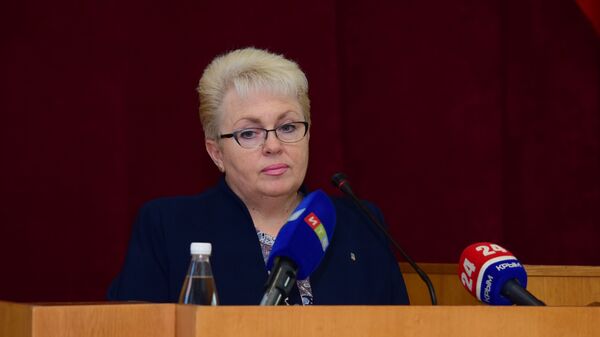 Наталья Маленко на сессии Симферопольского городского совета. 14 декабря 2018
