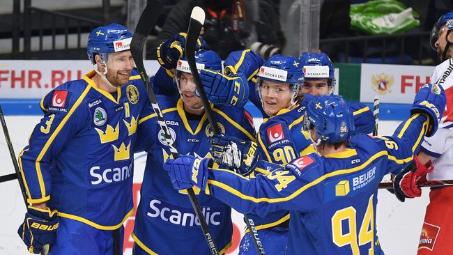 Хоккеисты сборной Швеции