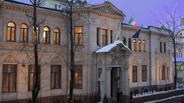 Здание посольства Италии в Москве