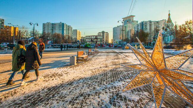 Площадь перед парком Сокольники