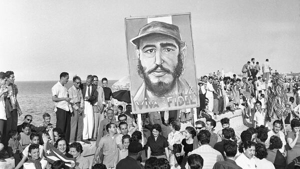 Сторонники Фиделя Кастро в Гаване. 8 января 1959