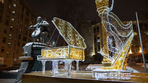 Новогодние инсталляции в Москве