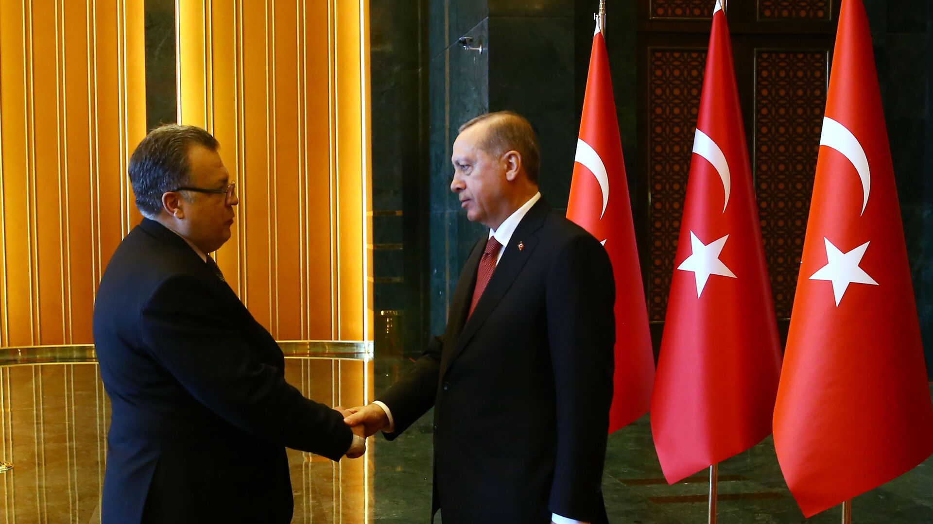 С президентом Турции Реджепом Тайипом Эрдоганом - РИА Новости, 1920, 19.12.2018
