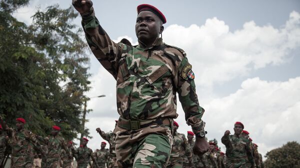 Новобранцы Центральноафриканских вооруженных сил
