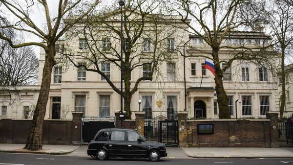 Здание российского посольства в Британии. Архивное фото