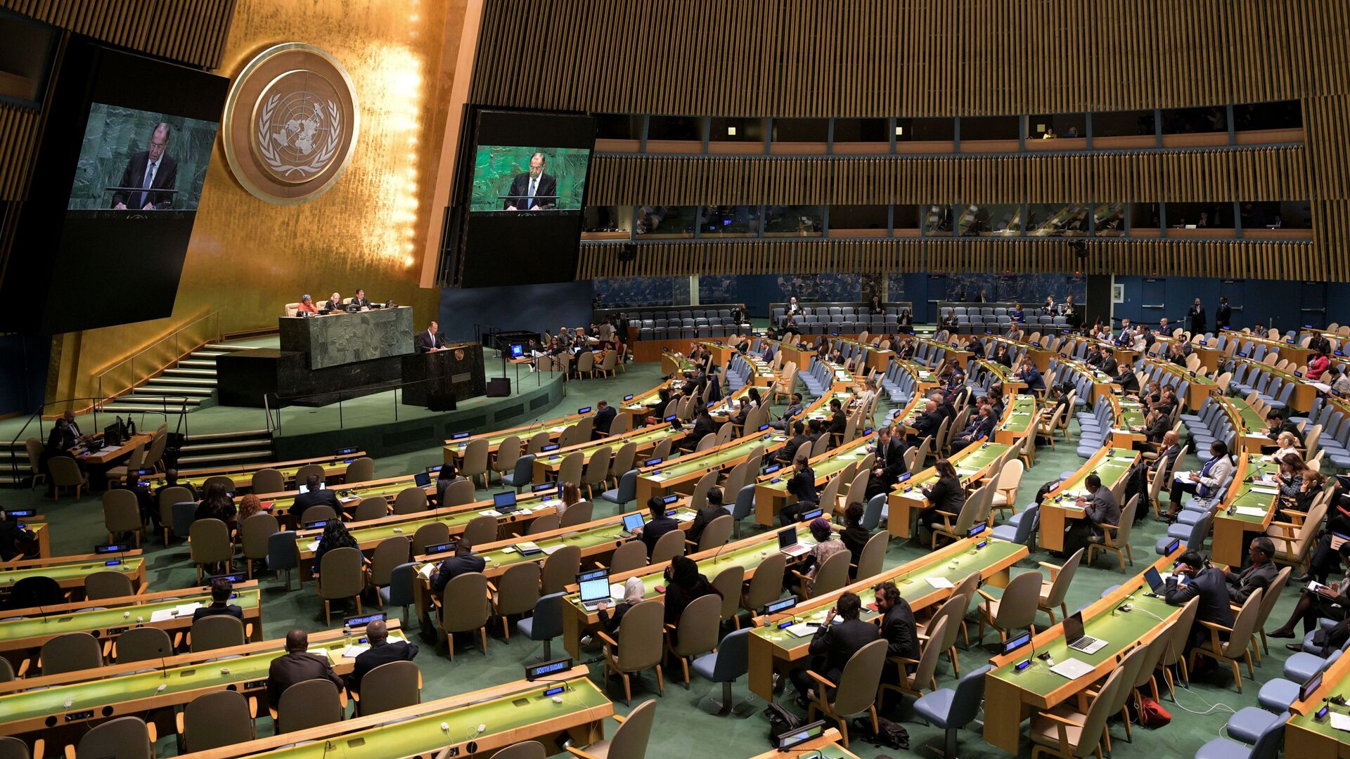 Заседание Генеральной Ассамблеи ООН в Нью-Йорке, США - РИА Новости, 1920, 20.09.2022