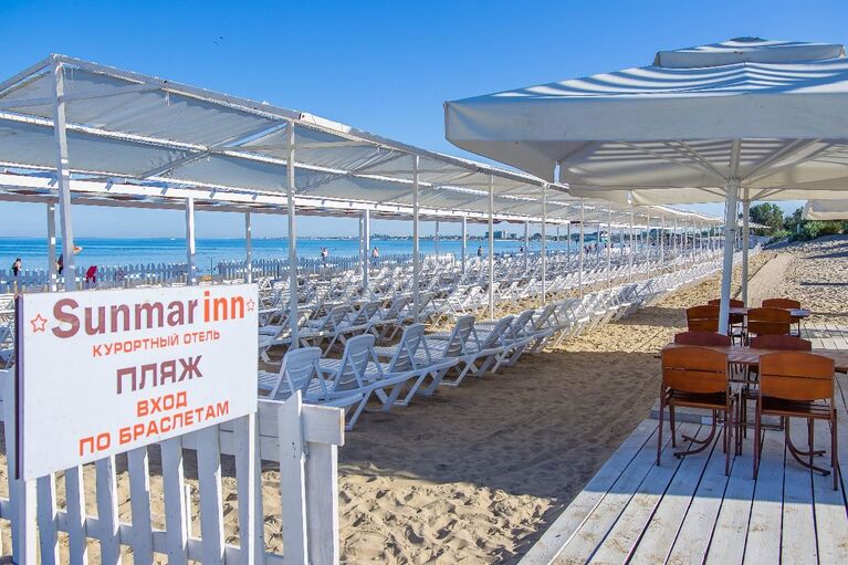 Пляж Sunmar inn в Анапе