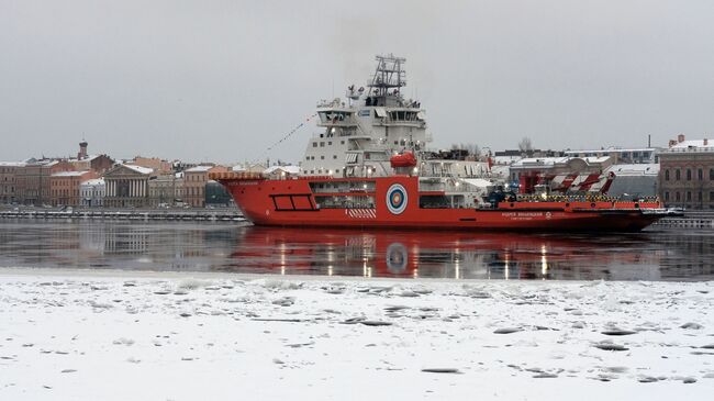 Новый российский ледокол Андрей Вилькицкий