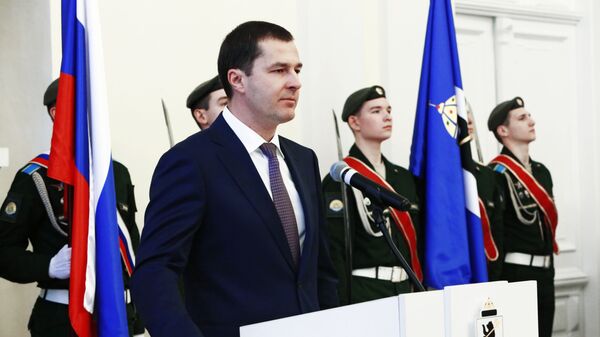 Мэр Ярославля Владимир Волков на церемонии инаугурации