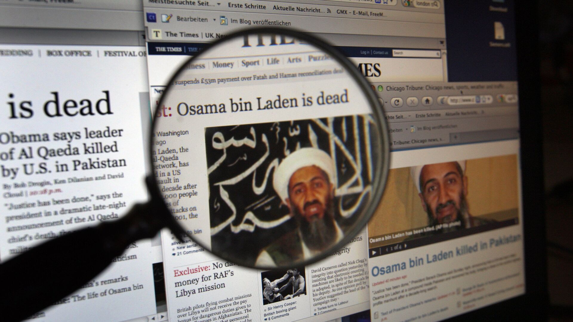 Заголовки в СМИ о смерти Усамы бен Ладена - РИА Новости, 1920, 30.09.2021