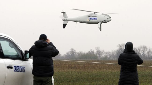 Беспилотный летательный аппарат Специальной мониторинговой миссии ОБСЕ на Украине