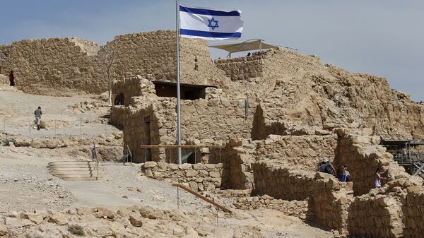 Крепость Масада в Израиле 
