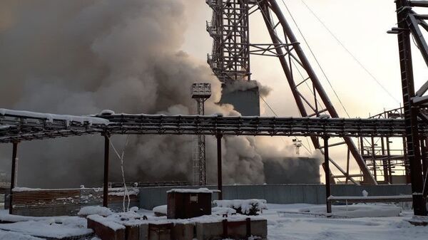 Пожар на шахте Уралкалий в Соликамске