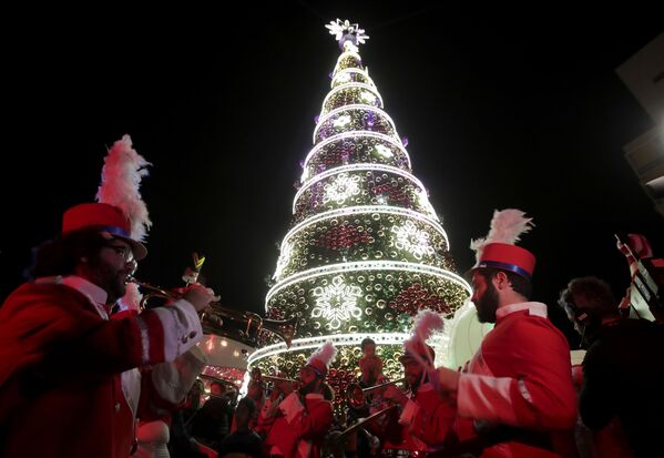 Рождественская елка в Бейруте