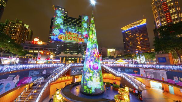 Рождественская елка в Нью-Тайбэй