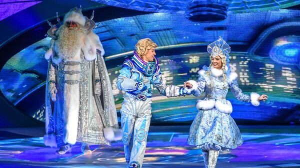 Сцена из новогоднего представления на Кремлевской елке