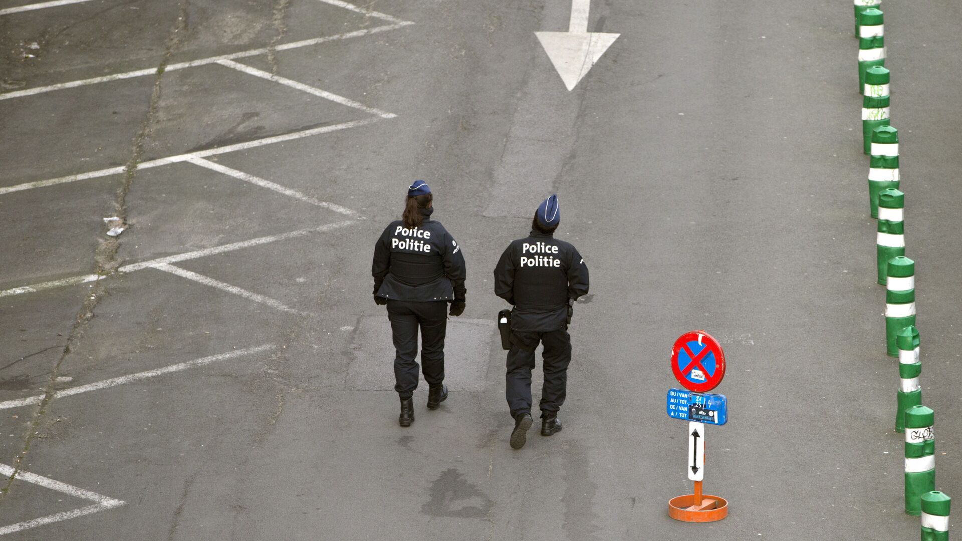 Полицейские в Брюсселе - РИА Новости, 1920, 14.02.2022