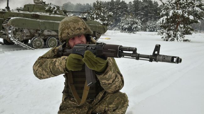 Украинский военнослужащий