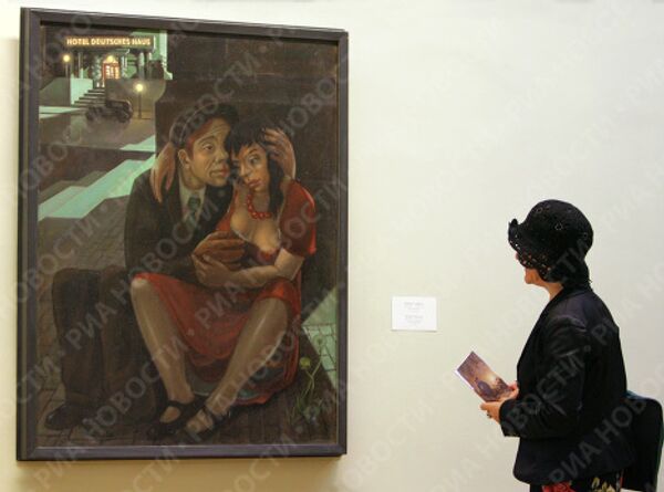 В Эрмитаже на выставке От Фридриха до Дикса. Немецкая живопись из Дрезденской галереи новых мастеров.